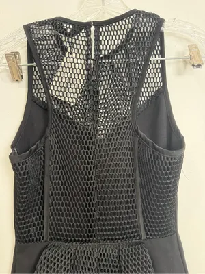 Elliatt Black Mesh-Inset Bodycon Dress thumbnail 7