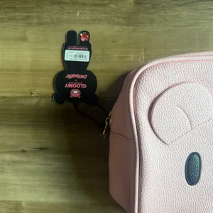 Cakeworthy x Gloomybear Pink Faux Leather Pouch thumbnail 4