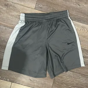 Nike Women’s Dry Fit Gray Basketball Shorts thumbnail 1