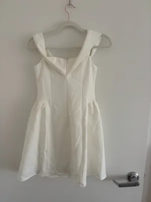 NWT Princess Polly Main Character Strapless Mini Dress White thumbnail 7