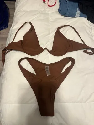 Brown Bikini Size M thumbnail 1