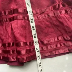 Mustard Seed Size Medium Burgundy Long Sleeve V-Neck Mini Party‎ Dress thumbnail 8