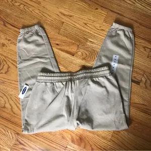 Old Navy Tan Jogger Pants NWT thumbnail 4