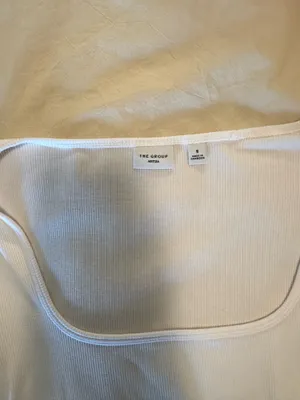 Aritzia ribbed square neck long sleeve top thumbnail 3