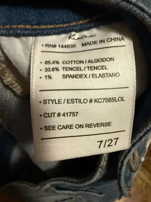 KanCan Estilo Mid Rise Super Skinny Jeans in Light Wash size 7/27 thumbnail 3