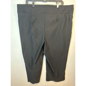 New Directions Curvy Women’s 22W Black Stretch Pull On Capri Pants Plus Size 21” thumbnail 9