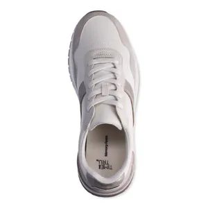 Time and Tru Womens Sneakers Sz 7 Tan Chunky Jogger Memory Foam Lace Up Casual thumbnail 2