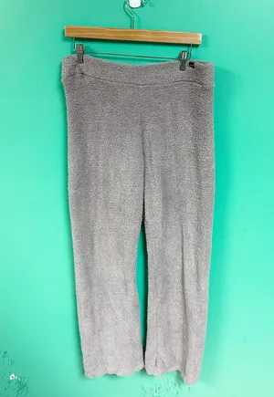 PINK Victoria’s Secret Purple Sherpa Flared Lounge Pants thumbnail 2