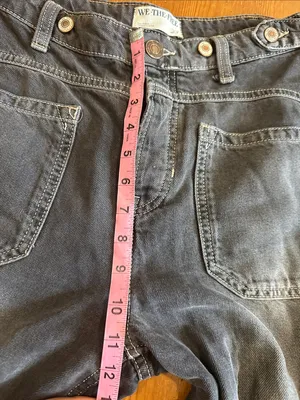 We The Free Charcoal Wide-Leg Patch Pocket Jeans thumbnail 10