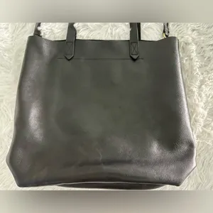 MADEWELL‎ The Medium Transport Tote Black Leather Bag Handbag thumbnail 3