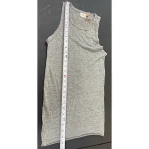AG Adriano Goldschmied XS Gray Marled Tank Top Sleeveless Stretch Minimalist thumbnail 8