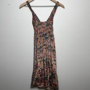 Mamey Women‎ Fairy Babydoll Mini Satin Dress Small Pink Paisley Indie Boho thumbnail 7