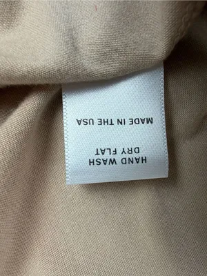 Clayton NWT Dita Wrap Maxi Dress XS Nude Beige Made USA thumbnail 6
