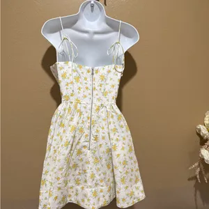 Bardot Yellow and‎ White Floral Mini Dress thumbnail 7