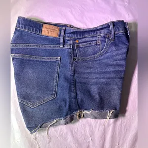 Abercrombie & Fitch Indigo High Rise Shorts thumbnail 5