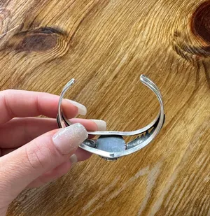 Genuine Silver Turquoise Cuff thumbnail 5