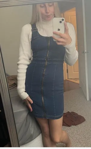 Fall Jean Dress thumbnail 1