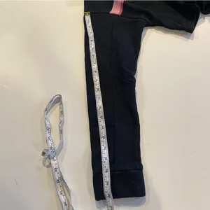 Gymshark cropped tie hoodie black with pink/white logo long sleeve medium thumbnail 9