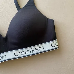 Calvin Klein Logo Wireless Bra thumbnail 2