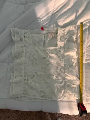 Entro White lace top thumbnail 10
