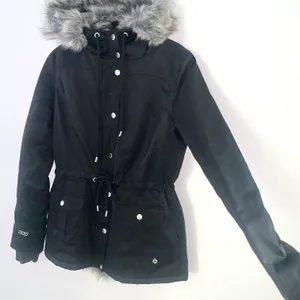 Lorna Jane Black Fur Lined Parka thumbnail 4