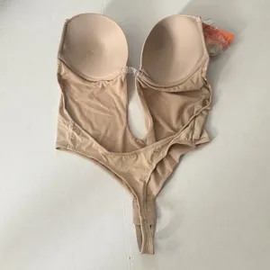 FeelinGirl Women Shapewear Built-in‎ Bra Body Shaper U Plunge XL Backless Thong thumbnail 2