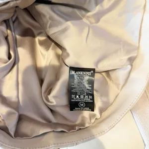 Blank NYC‎ Womens Faux Leather Moto Jacket Medium Modern Minimalist Sleek Staple thumbnail 7
