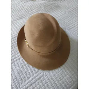 Vintage Lady Kangol USA Bucket Hat Cap Women's 100% Wool Grouse‎ Camel Color thumbnail 16