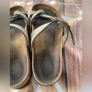 Birkenstock Olive Double Strap Sandals thumbnail 7