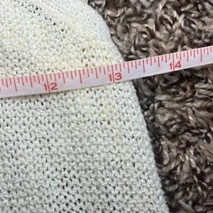 Rubbish EUC Cream Lightweight Knit Racerback Crochet Hem Tank Sz XS‎ thumbnail 8