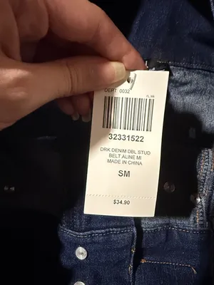 Dark Denim Mini Skirt with Double Belt Waist thumbnail 4
