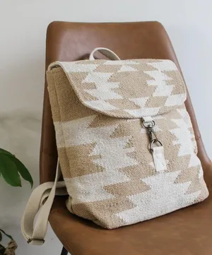 Aztec canvas backpack thumbnail 1