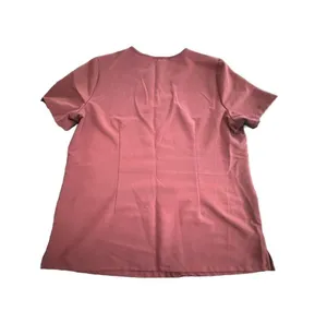 FIGS Technical Collection Casma V Neck Scrub Top Stretch XL Burgundy FW1100 Q1-5 thumbnail 2