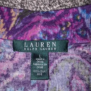 Ralph Lauren Women's Purple Multicolored Tank Large NWT thumbnail 3