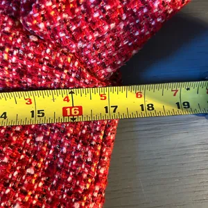 GAP Womens Button Double Breasted Short Pea Coat Blazer, Size XS Red Tweed thumbnail 7