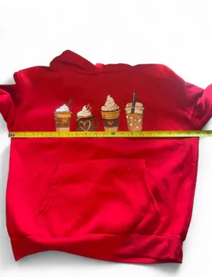 SHEIN Red Pullover Hoodie thumbnail 4