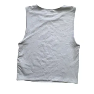 Babaton Aritzia Contour Muscle Tank White‎ Womens S Sleeveless Cropped Crew Neck thumbnail 2