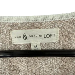 Lou & Grey for Loft Size Medium Short Sleeve Blouse Top Shirt Cotton Blend thumbnail 3