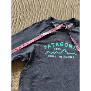 Patagonia‎ Womens Geologers Ahnya Crewneck Sweatshirt Blue Logo Sz M thumbnail 7