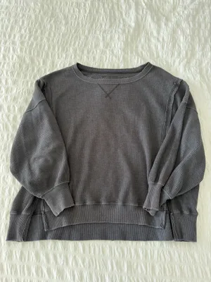 American Eagle Waffle Knit Sweater thumbnail 2