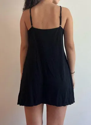 black slip dress  thumbnail 3