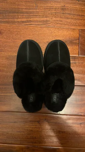 UGG Platform Slippers Black thumbnail 4