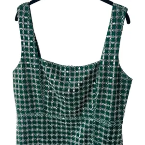Altar'd State Mateo Mini Dress Green Sequin Wedding Guest‎ Event Feminine XL thumbnail 4