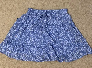 Blue Floral Skirt  thumbnail 2