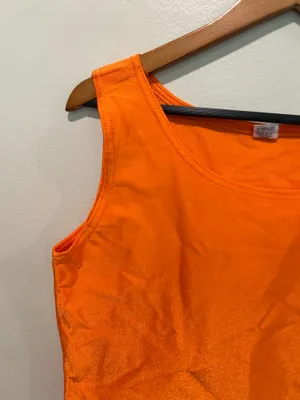 Retro orange crop top Size XL thumbnail 4