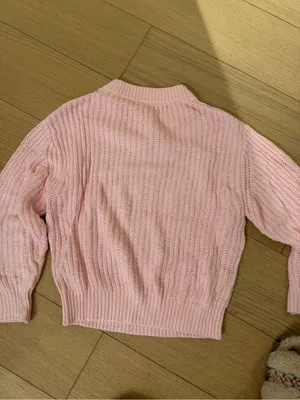 Wilfred Blush Pink Ribbed Crewneck Sweater thumbnail 3