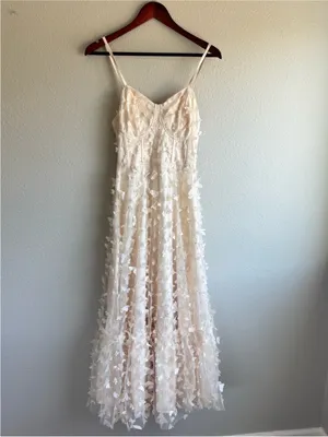 Ivory Butterfly Tulle Dress thumbnail 3