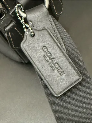 COACH C4148 Black Smooth Calf Leather Double Zip Graham Crossbody Camera Bag thumbnail 15