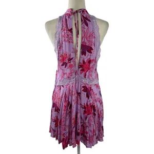 Intimately Free People She Moves Chemise High Neck Mini Dress Size XS thumbnail 8