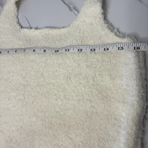 Skims‎ Sherpa Knit Tank Top 2X/3X Bone Ivory Cozy Soft NWOT Stretch Sleeveless thumbnail 9